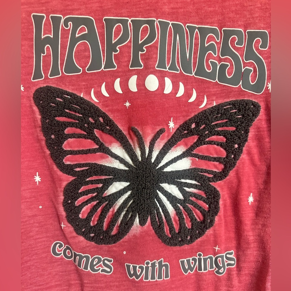 Women's Red Graphic Tee - Short Sleeve